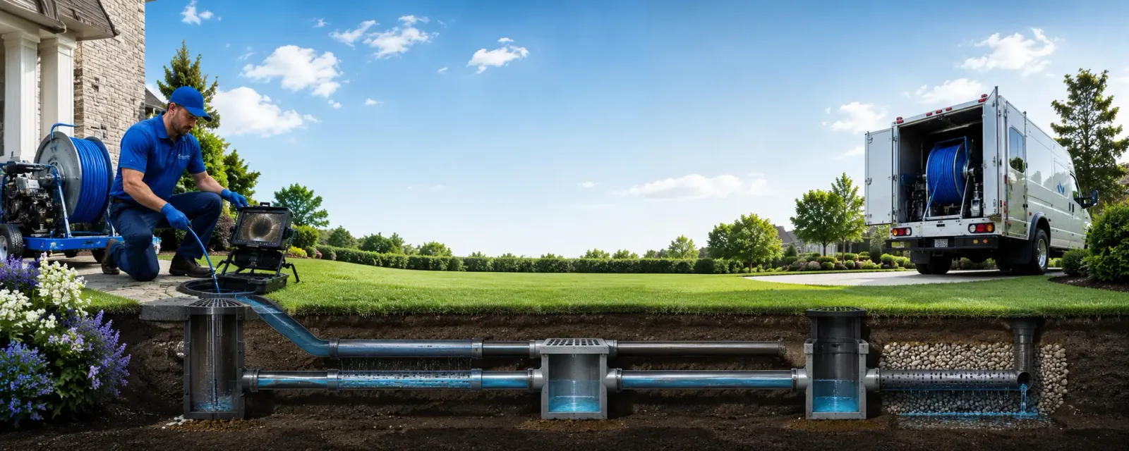 Outdoor drain cleaning information for Clinton, MO